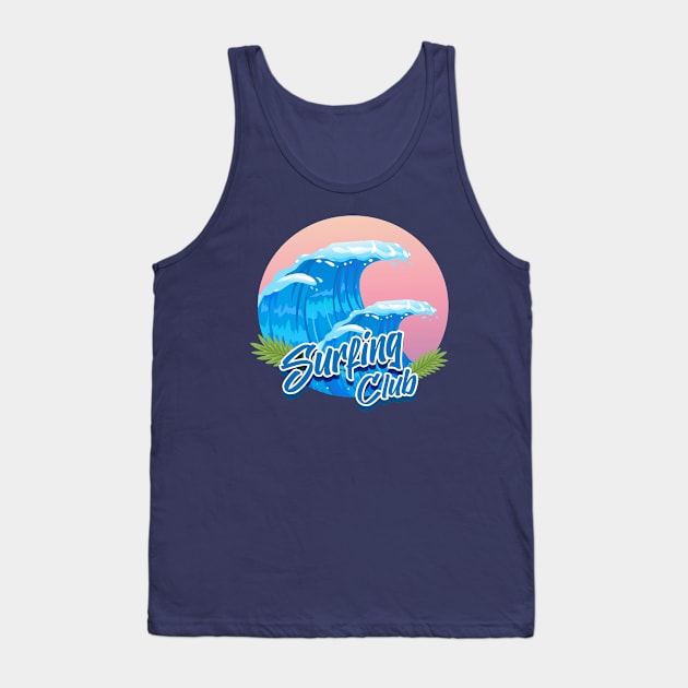 SURFING CLUB Tank Top by Margariteee